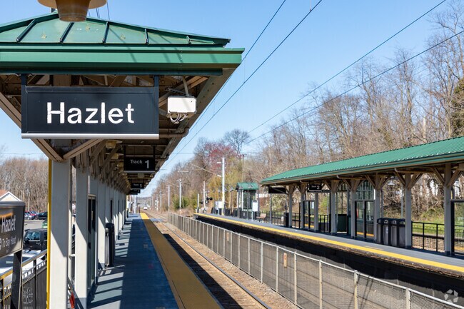 Hazlet has a New Jersey Transit train station making commuting north a very easy process.