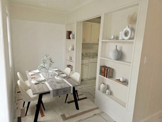 Comedor con muebles empotrados - 18 North Ct