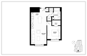 1 Bed 1 Bath A04c