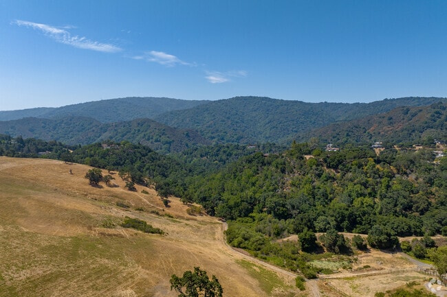The Los Altos Hills are large and feature the natural beauty of the area.
