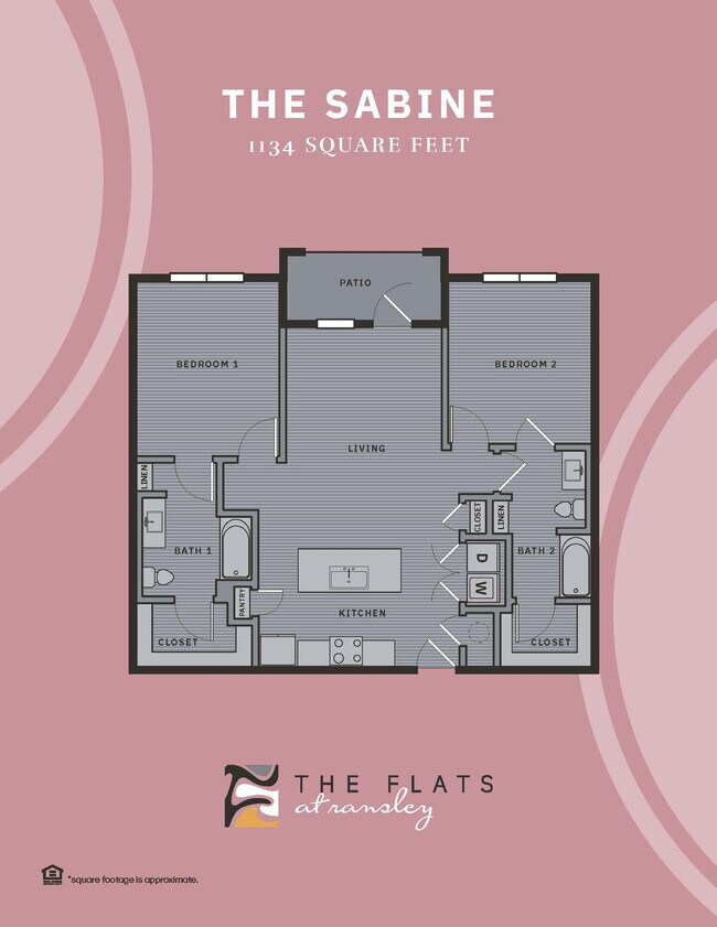 The Sabine: Apartamento de 2 habitaciones y 2 baños en alquiler en Pensacola, Florida. - The Flats at Ransley