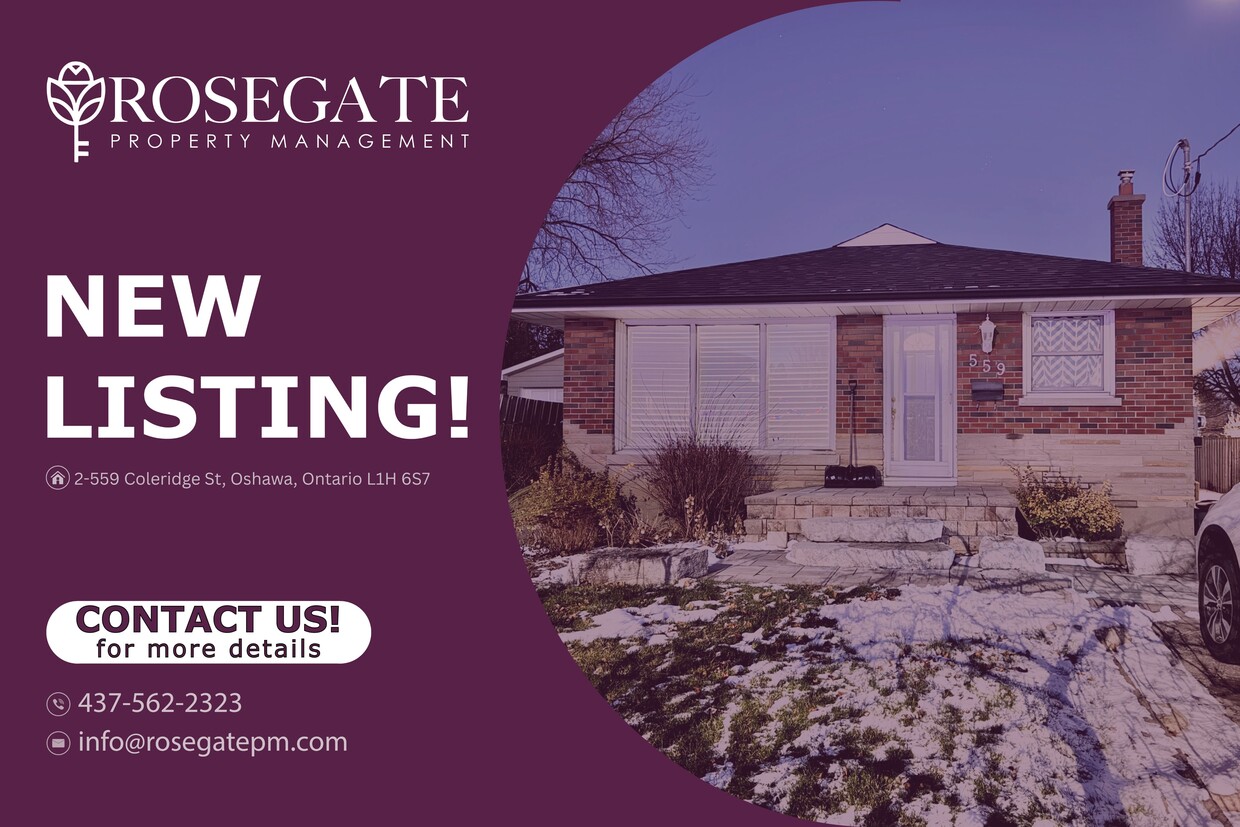 Photo principale - Spacious 2-Bedroom Basement Apartment with Parking & Shared Backyard in Oshawa