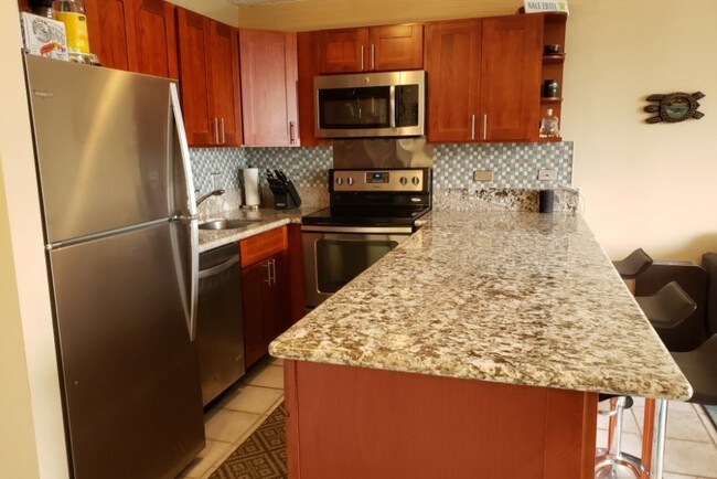 Re-modeled Kitchen with Granite countertops - 411 Hobron Ln