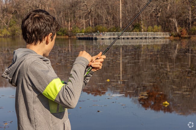 Don't forget your fishing pole when you head to Scout Lake in Greenfield.