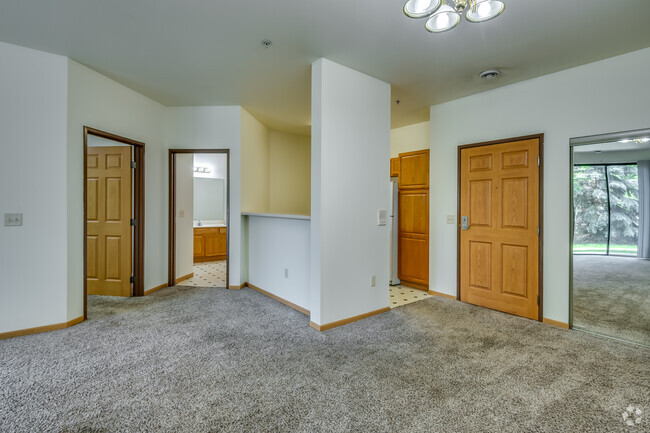 2BR, 2BA - 991SF - Living Room - Concord Place Apartments