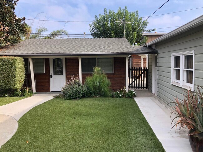 front entrance and side gate - 182 Costa Mesa St