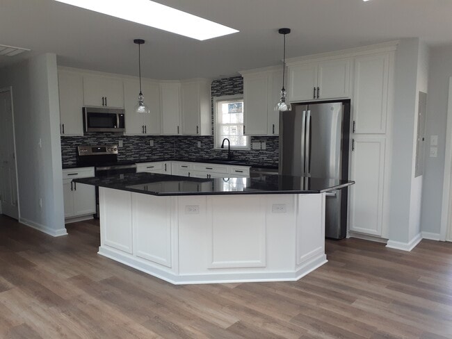 view of kitchen from LR - 200 Adair St