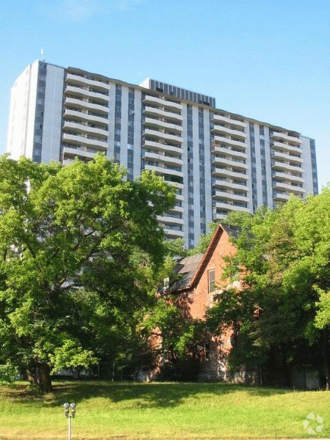 As seen from Bloor Street East - 77 Howard St