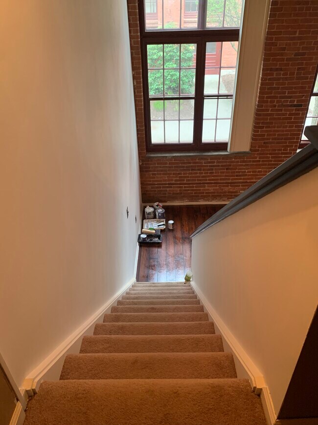 Stairs to loft - 839 Main St