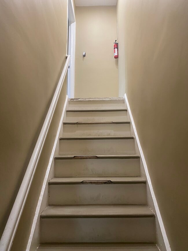 Stairway to 2nd Floor Apartment - 5708 Liebig Ave