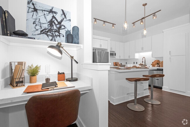 2 BR 2 BA, 1,170 Sq. Ft. - Build In Desk - Trend Design District Apartments