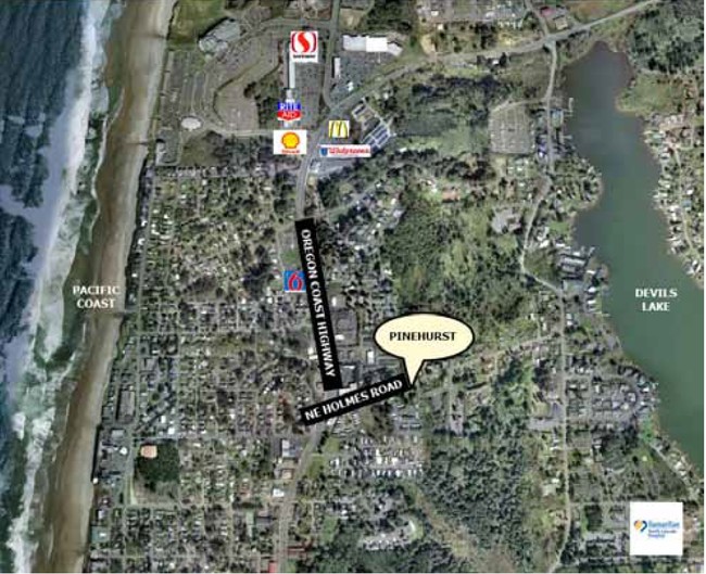 Aerial Photo - Pinehurst Apartments