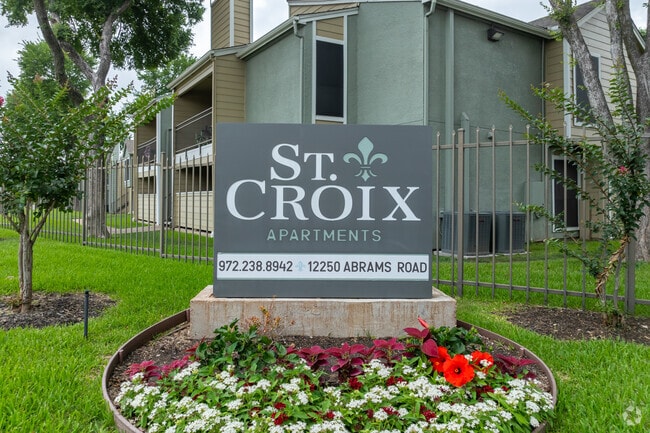 Letrero del monumento - St. Croix Apartments