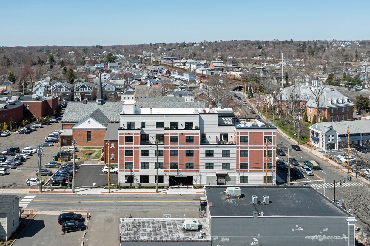 Aerial Photo - Post Road Lofts