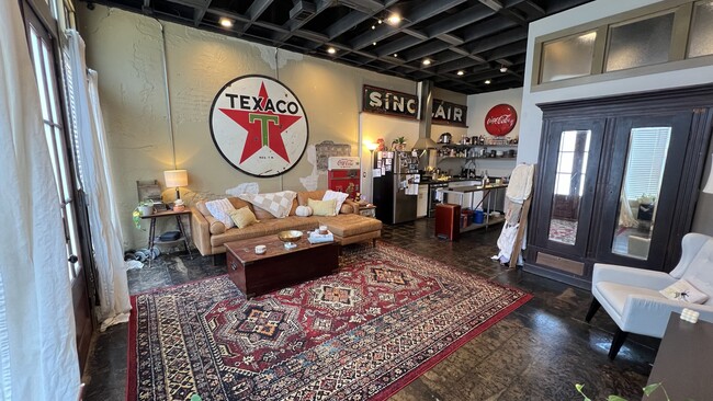 living room and kitchen - 201 Louisville St