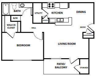 Floorplan - Tierra Blanca Apartments