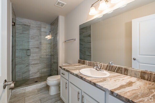 3BR, 2.5BA - 1,610SF - Cedar - Primary Bathroom - Northgate Canton