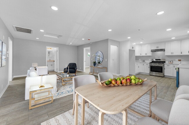Dining/Living Area/Kitchen View - 120 E Rose Ave