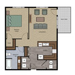 1 Bedroom Large