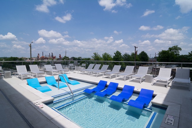 Pool with Therapy Jets - Iron City Lofts