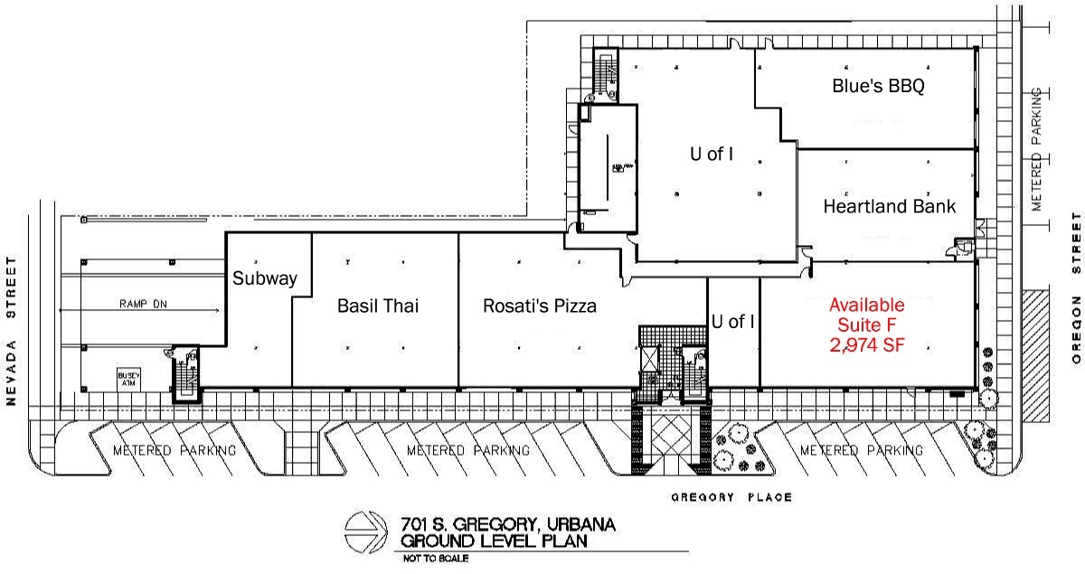 Plano de planta - Gregory Place West