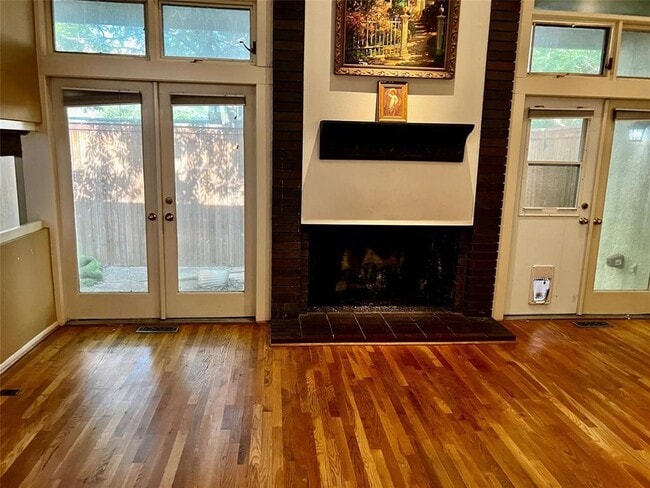 Fireplace in the Living Room - 4114 Wycliff Ave