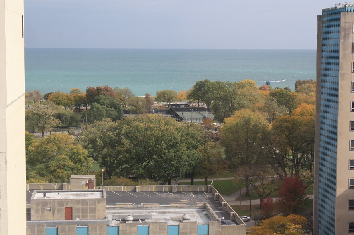 East View from Bedroom - 2909 N Sheridan Rd