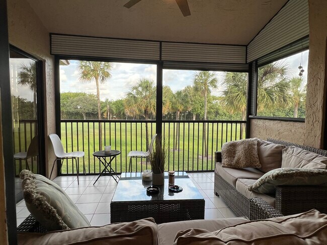 balcony overlooking private golf course - 17348 Boca Club Blvd