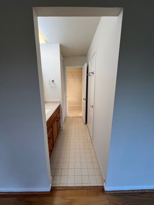 Vanity leading to walk-in closet - 309 Florence Ave