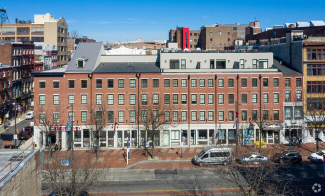 Aerial Photo - The Shirt Corner Apartments