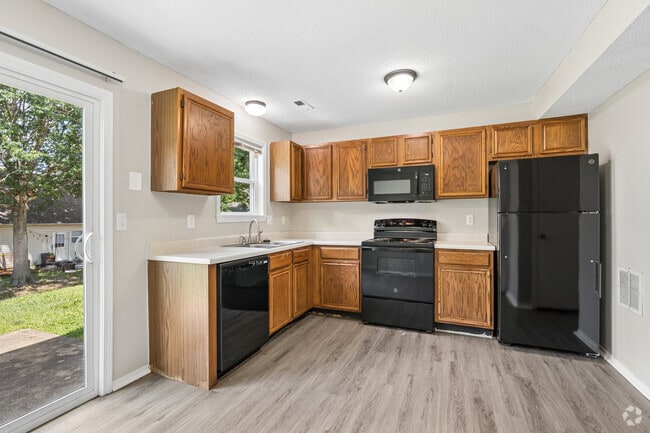 2BR, 2.5BA - 1,188SF - Kitchen - Rock Quarry Village