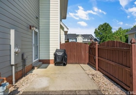 Fenced in backyard with gate (digit passcode entry lock on door) - 1207 Bungalow Park Dr