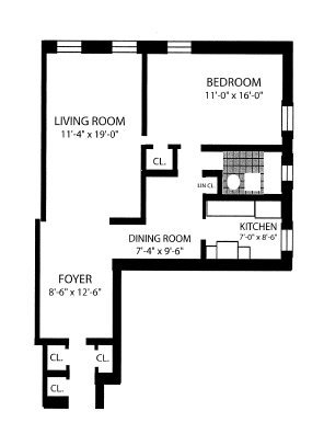 1BR/1BA - The Plaza