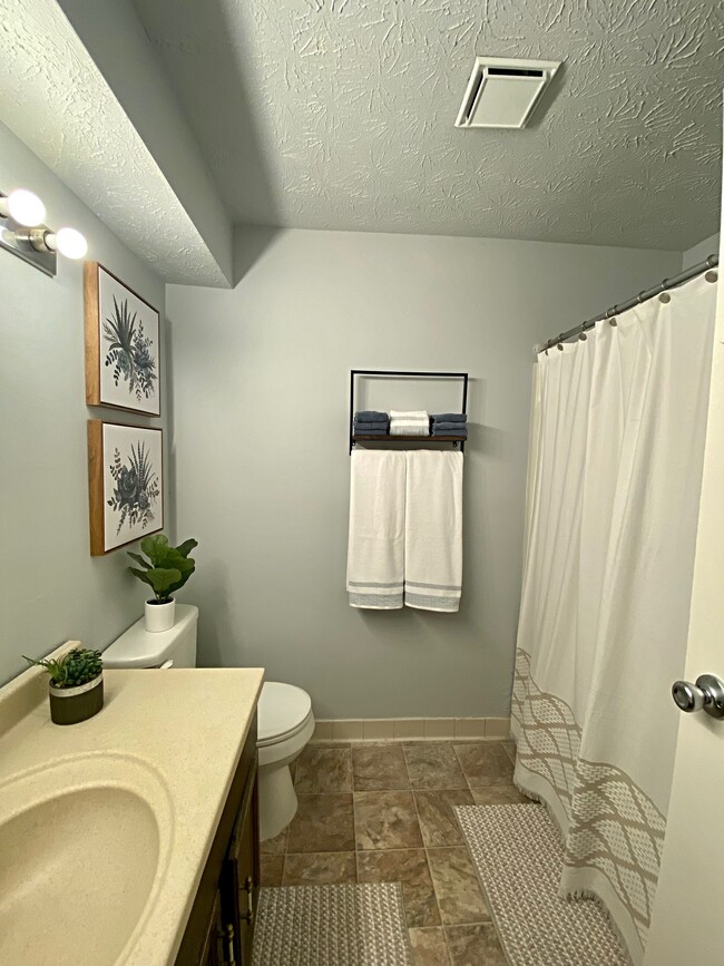 2 BR, 1 BA - 872 AF -Bathroom - High Park Apartments