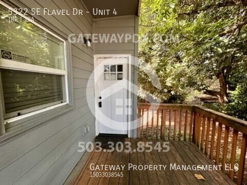 Photo - 5322 SE Flavel Dr-Unit 4 Apartment