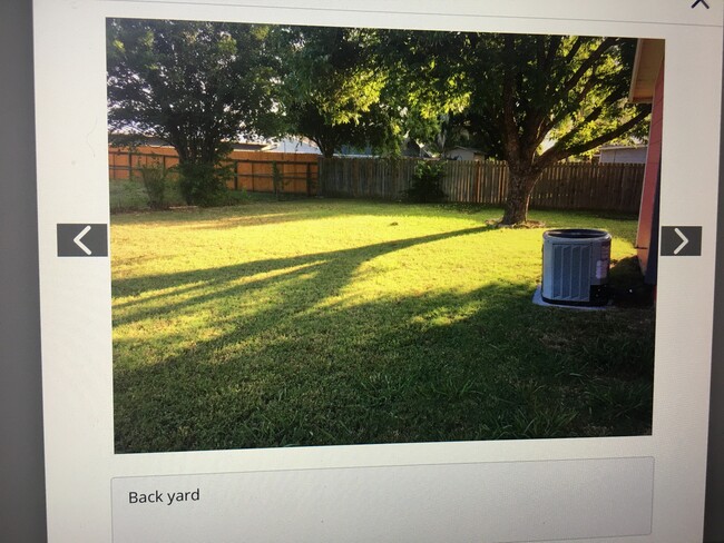 Fenced backyard - 2518 Sally Gay Dr