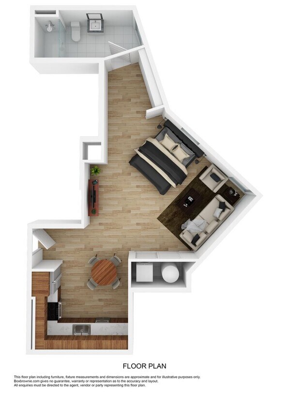 Primary Photo - Bright Studio Apartment with large kitchen...