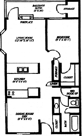 1HAB/1BA - Riverine Condominiums