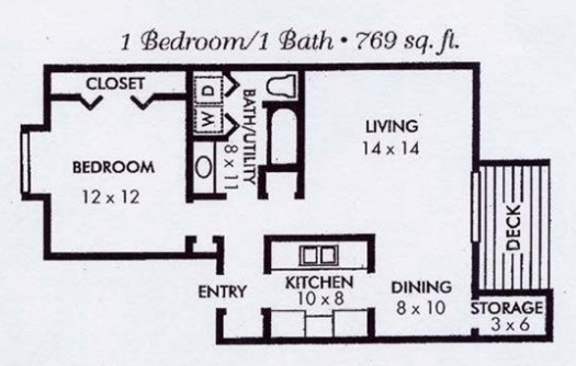 1HAB/1BA - Spring Mountain Apartments