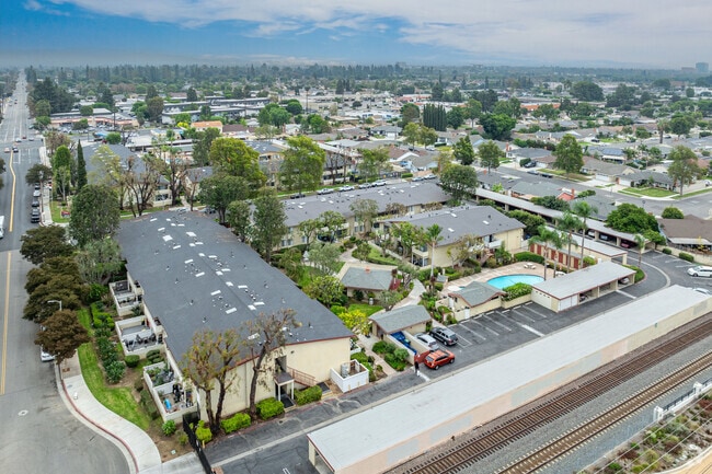 Aerial Photo - The Arbors Santa Ana