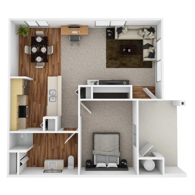 1 Bedroom 1 Bath 712sqft - Madrean Vista
