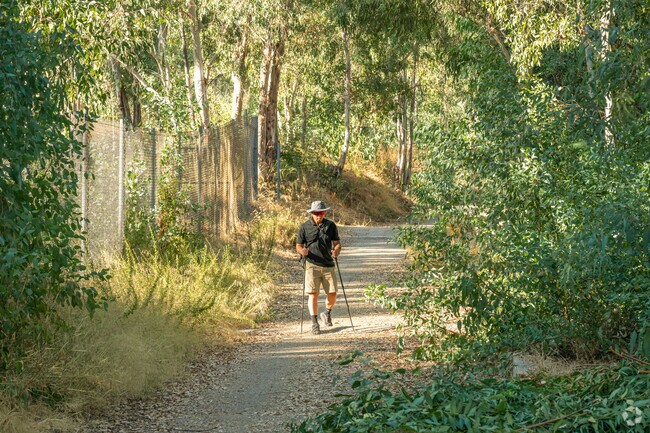 Nearby Highland nestled within a quiet hillside neighborhood is the Borea Canyon Trail.