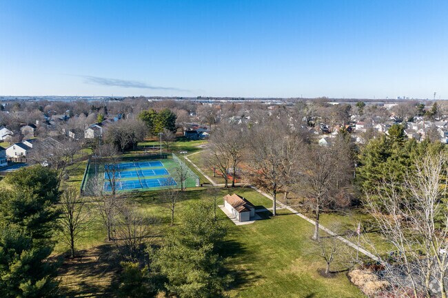 Degenhart Park offers well maintained tennis courts.