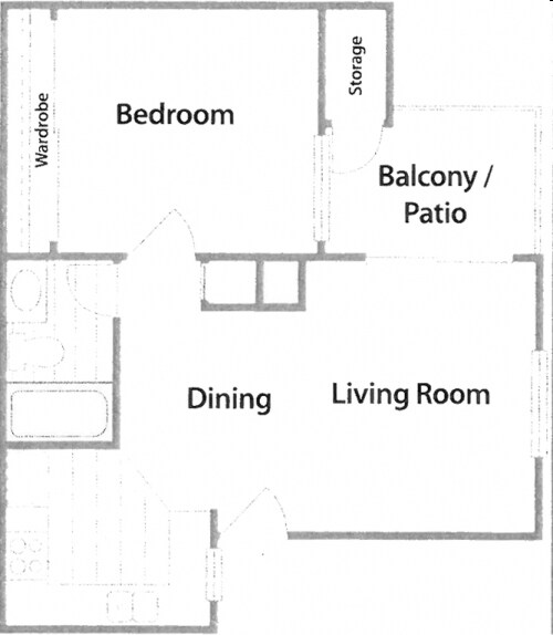 1HAB/1BA - Tuscany Apartments