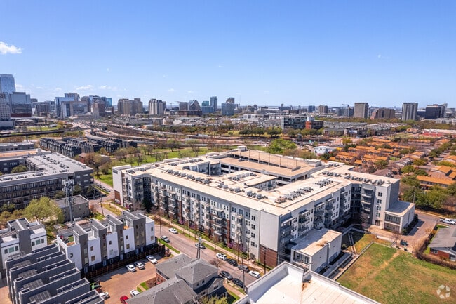 Aerial Photo - Hall Street Flats
