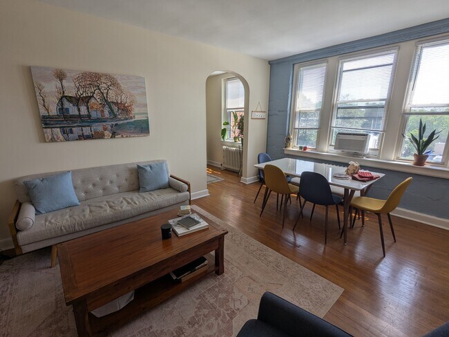 Living and dining area - 4007 Connecticut Ave NW