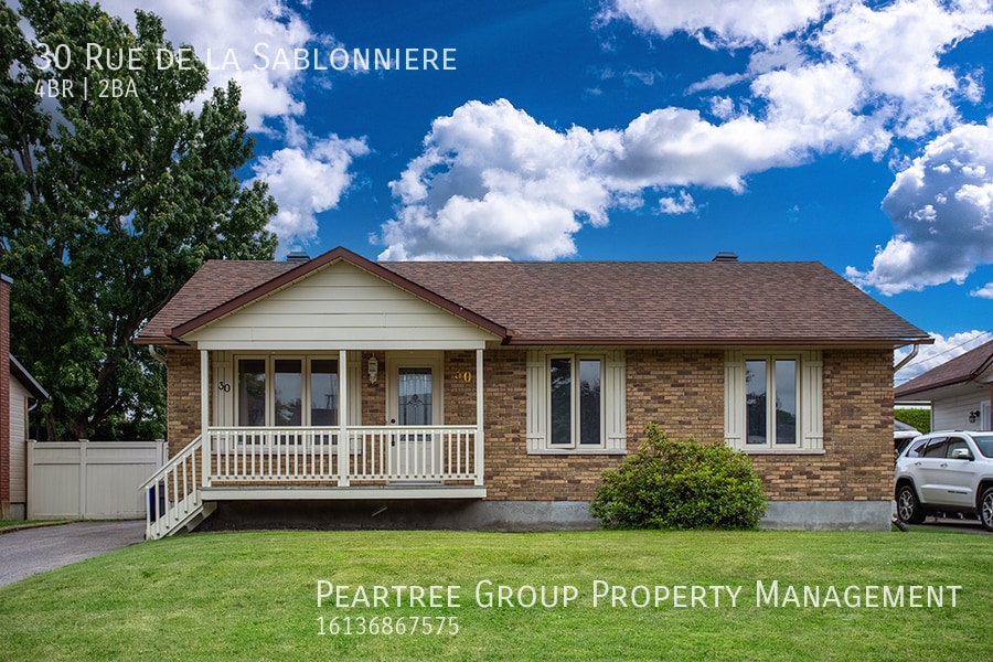 30 Rue de la Sablonniere, Gatineau, QC J8P 7G8 House for Rent in Gatineau, QC