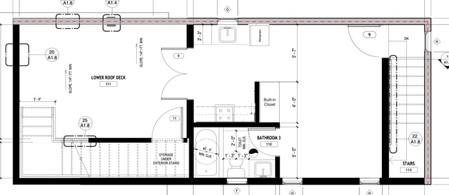 Studio Floorplan - 2430 E 7th St