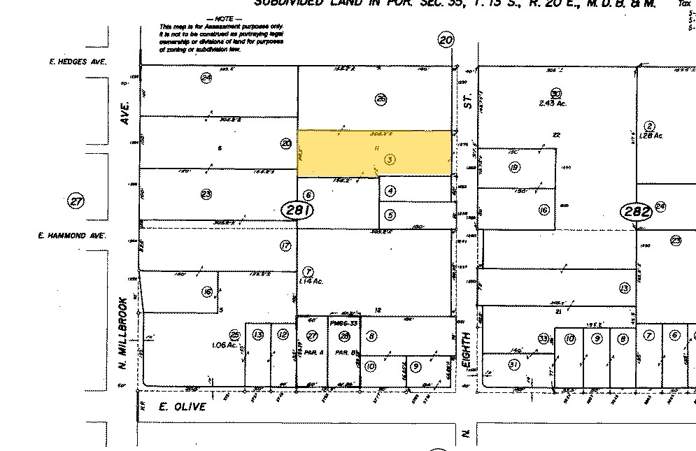 Plat Map - 1275 N 8th St