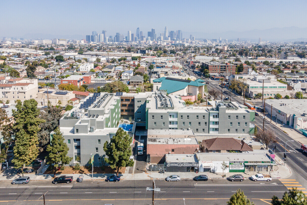 Aerial View - Florence Mills Apartments